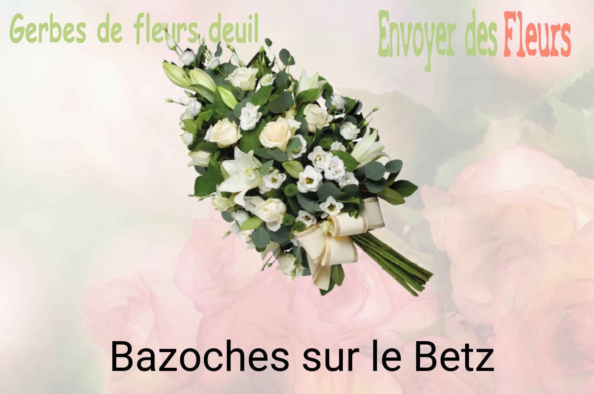 Gerbe de fleurs de deuil livrée à Bazoches-sur-le-Betz